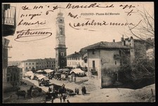 CARTOLINA - Poirino - Piazza