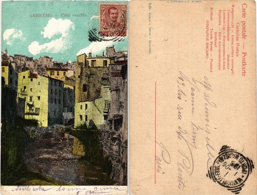 Cpa san remo citta - san,