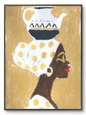 Teiera colorata arte - , africana
