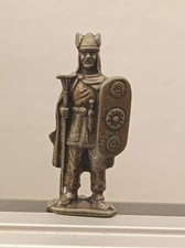 Soldatini Metalfiguren Sorpresa Uovo Kinder, Serie Galli Con Stemma E Scudo 