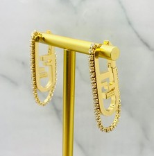 Orecchini monogramma con
