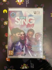 LET'S SING 2018 WII U CON MICROFONO NUOVO SIGILLATO LETS