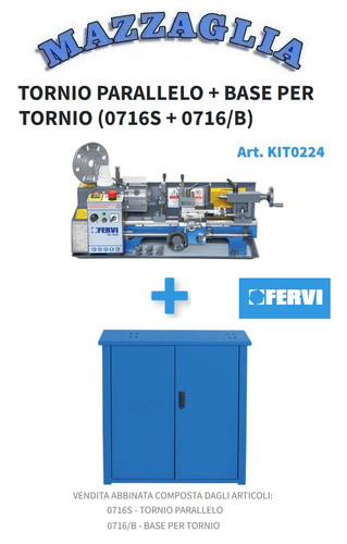 Fervi tornio parallelo 0716s - fervi,