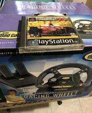 Vintage Mad Catz Racing Wheel & Pedals Formula 1 PlayStation