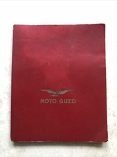 MOTO GUZZI Carta Stradale Italia Pieghevole Modelli Motoclicli Anni 60