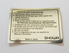 Adesivo Yamaha Showa tt 600