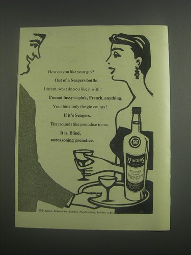 Pubblicità seagers gin 1953 - pubblicità,