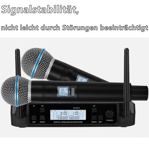 Kabelloses mikrofonsystem mit - kabelloses,