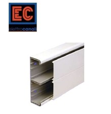 CANALINA 30/2X10 2mt ELETTROCANALI PVC BIANCO