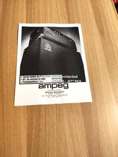 1978 ampeg amps amplifier - ampeg,