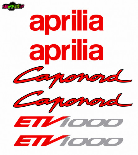 Adesivi kit moto aprilia - adesivi,