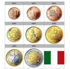 ITALIA ITALY EURO Monete Coins