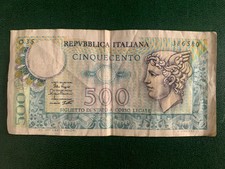 500 LIRE MERCURIO - BANCONOTE
