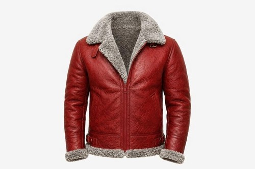 Giubbotto uomo rosso vera