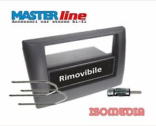 MASCHERINA RADIO UN DIN PER FIAT STILO. CASSETTO - CHIAVETTE RADIO E SPINOTTO.