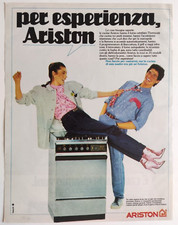 Pubblicita' Ariston Cucine Esperienza Vintage Ads Advertising Werbung 1980 (R8)
