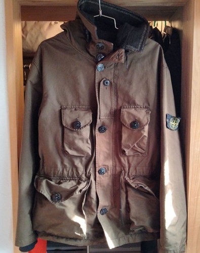 Stone island military coat - island,