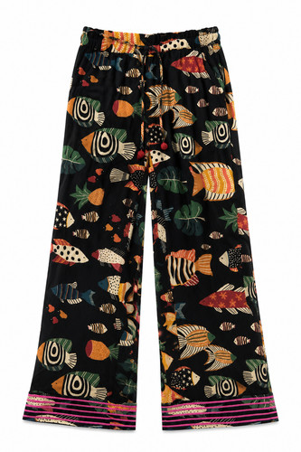Pantaloni farm rio fish stampa - farm,