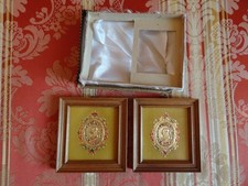 Coppia quadretti con emblemi