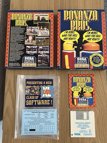 Amiga bonanza bros cib - cib, gioco