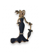 Broche Vintage "Dame