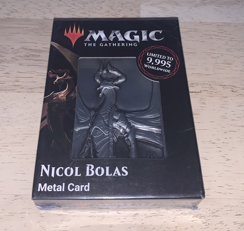 Nicol bolas metal card magic - nicol,
