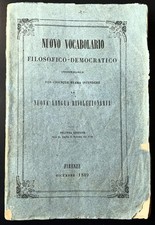 Thjulén - Nuovo vocabolario filosofico democratico  Rivoluzione francese Gesuiti