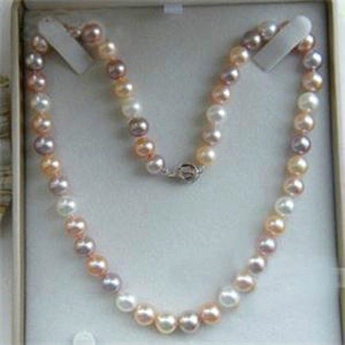 Collana nodo perle coltivate