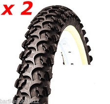 N°2 Copertone / Pneumatico Bici MTB 26 x 2.10  NERO