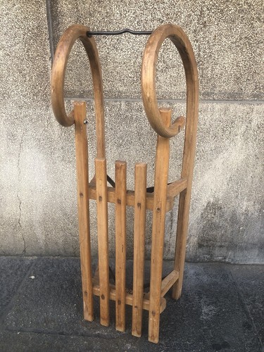 Slitta vintage legno - vintage,