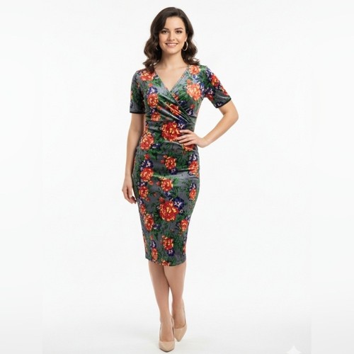 Abito midi zara velluto - in,