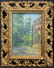 Antico Dipinto Olio su Tavola