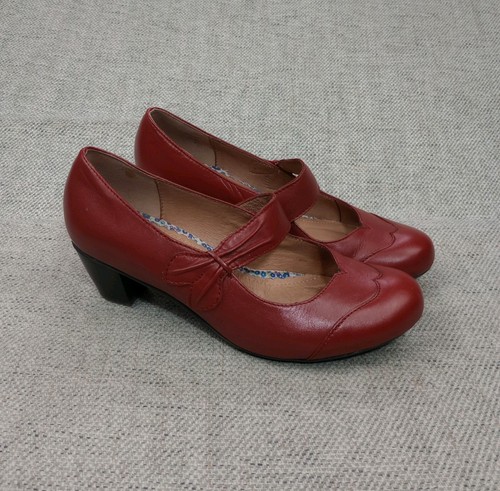 Scarpe donna rosse - rosse, pelle
