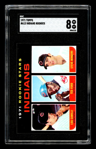 1971 topps 612 indians - topps,