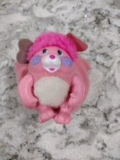 Peluche pupazzo rosa vintage