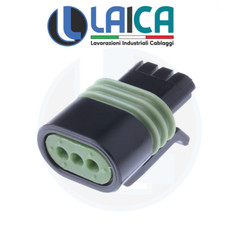 1PZ KIT CONNETTORE 3 POLI PIN TENUTA STAGNA DELPHI 12162185 PULL TO SEAT