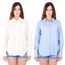 Camicia Donna Cotone Bianca