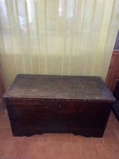 CASSAPANCA in NOCE Antica, LEGNO MASSELLO Primi del ‘900 Originale Marche