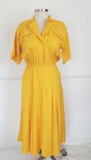 Abito Zashi Rayon giallo medio