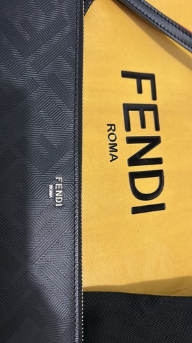 Fendi black leather - fendi,