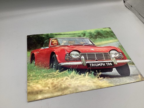 Depliant auto vintage triumph - auto,