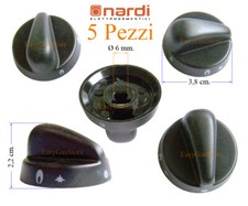 5 Nardi Manopole Nere con