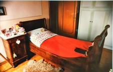 Letto a barca in noce –