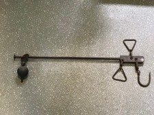 Antica bilancia pesi macellaio