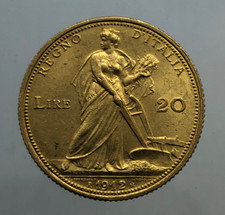 RARO 20 LIRE ARATRICE  1912