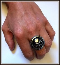 Grande Anello A Signet Croce