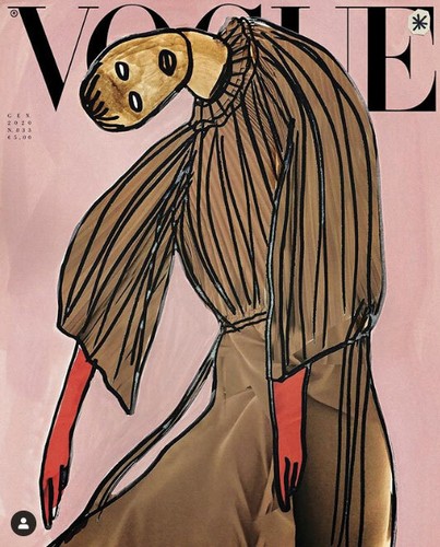 Vogue italy 833 cover - vogue,