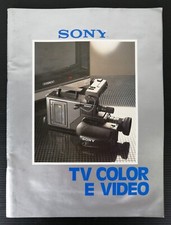 SONY - CATALOGO TV COLOR E