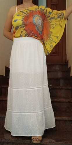 Maxi lunga gonna - , pizzo