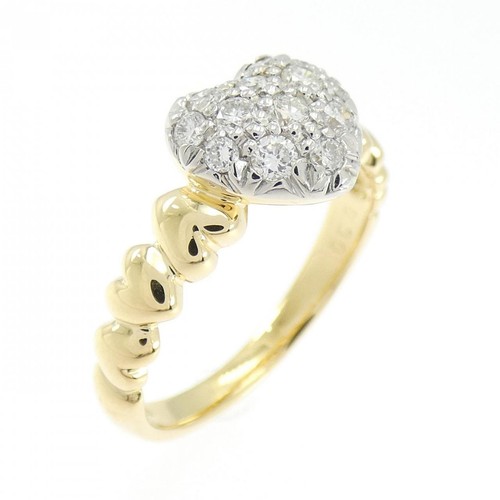 Autentico anello con diamanti